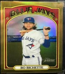 Bo Bichette [Chrome Gold Refractor] #293 Baseball Cards 2021 Topps Heritage Prices