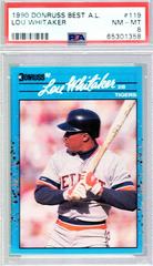 Lou Whitaker Baseball Cards 1990 Donruss Best AL Prices