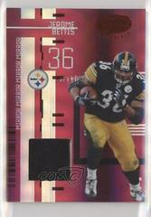 Jerome Bettis [Mirror Red Materials] #100 Football Cards 2005 Leaf Certified Materials Prices