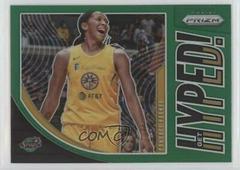 Candace Parker [Prizm Green] #2 Basketball Cards 2020 Panini Prizm WNBA Get Hyped Prices