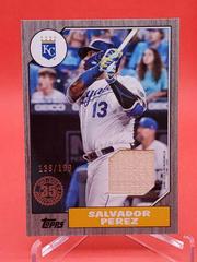 Salvador Perez [Black] Baseball Cards 2022 Topps 1987 Series 2 Relics Prices