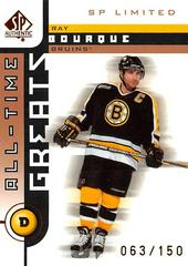 Ray Bourque [SP Limited Gold] Hockey Cards 2001 SP Authentic Prices