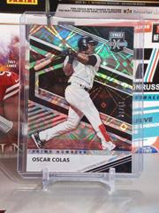 Oscar Colas [Prime Numbers B] #100 Baseball Cards 2020 Panini Elite Extra Edition Prices