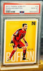 Gianluigi Buffon [Gold] #95 Soccer Cards 2017 Panini Nobility Prices