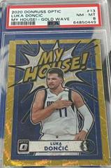 Luka Doncic [Gold Wave] Basketball Cards 2020 Panini Donruss Optic My House Prices