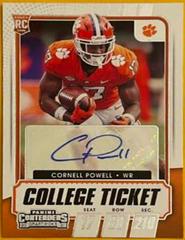 Cornell Powell [Autograph] Football Cards 2021 Panini Contenders Draft Picks Prices