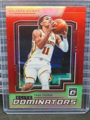 Trae Young [Red] Basketball Cards 2021 Panini Donruss Optic Elite Dominators Prices