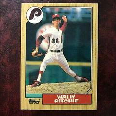 Wally Ritchie #103T Baseball Cards 1987 Topps Traded Tiffany Prices