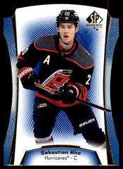 Sebastian Aho [Blue] Hockey Cards 2021 SP Authentic Die Cuts Prices
