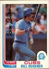 Bill Buckner #124 Baseball Cards 1982 O Pee Chee Prices