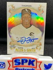 Frank Thomas #AGA-FT Baseball Cards 2021 Topps Allen & Ginter Chrome Autographs Prices