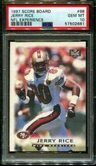 Jerry Rice Football Cards 1997 Panini Score Board NFL Experience Prices