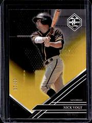 Nick Vogt [Gold] Baseball Cards 2023 Panini Chronicles Limited Prices