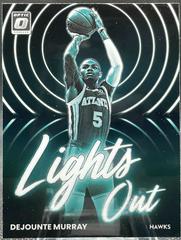 Dejounte Murray #7 Basketball Cards 2022 Panini Donruss Optic Lights Out Prices