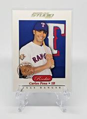 Carlos Pena Baseball Cards 2001 Studio Prices