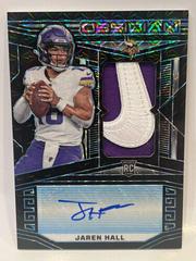 Jaren Hall [Blue Finite Electric Etch] #165 Football Cards 2023 Panini Obsidian Prices