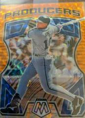 Chipper Jones [Orange Flourescent] Baseball Cards 2021 Panini Mosaic Producers Prices
