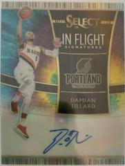 Damian Lillard [Tie Dye Prizm] Basketball Cards 2018 Panini Select in Flight Signatures Prices