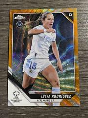 Lucia Rodriguez [Orange Wave Refractor] #64 Soccer Cards 2021 Topps Chrome UEFA Women’s Champions League Prices