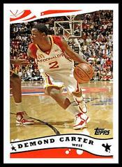 Demond Carter #B16 Basketball Cards 2006 Topps McDonald's All American Prices