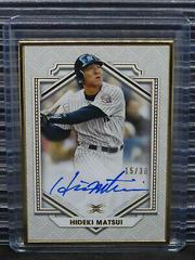 Hideki Matsui Baseball Cards 2022 Topps Definitive Framed Autograph Collection Prices