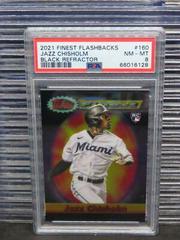 Jazz Chisholm [Black Refractor] #160 Baseball Cards 2021 Topps Finest Flashbacks Prices