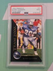 Barry Sanders Football Cards 1992 Pinnacle Team 2000 Prices