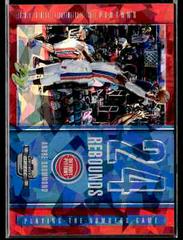 Andre Drummond [Red Cracked Ice] Basketball Cards 2018 Panini Contenders Optic Playing the Numbers Game Prices