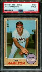 Jack Hamilton #193 Baseball Cards 1968 O Pee Chee Prices