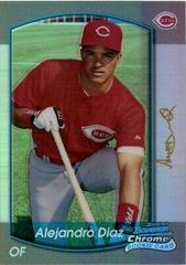 Alejandro Diaz [Refractor] #194 Baseball Cards 2000 Bowman Chrome Prices