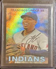 Francisco Lindor [Smiling Chrome Black Refractor] Baseball Cards 2016 Topps Heritage Prices
