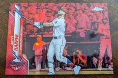 Bryce Harper [Red] Baseball Cards 2020 Topps Chrome Update Autographs Prices