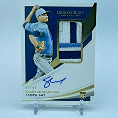 Shane McClanahan [Patch Autograph] Baseball Cards 2021 Panini Immaculate Collection Prices