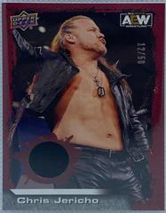 Chris Jericho [Mat Relic Red] #1 Wrestling Cards 2022 Upper Deck AEW Prices