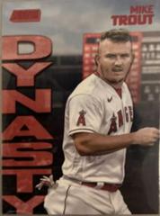 Mike Trout [Red] #2A Baseball Cards 2022 Stadium Club Dynasty and Destiny Prices