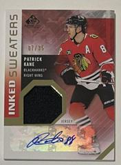 Patrick Kane #IS-PK Hockey Cards 2021 SP Game Used Inked Sweaters Autograph Prices