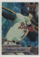 Chipper Jones [Blue Refractor] #1 Baseball Cards 1994 Bowman's Best Prices