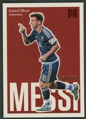 Lionel Messi [Red] #99 Soccer Cards 2017 Panini Nobility Prices