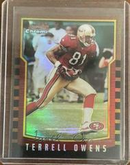 Terrell Owens [Refractor] #3 Football Cards 2000 Bowman Chrome Prices