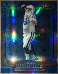Peyton Manning [Blue Refractor] #120 Football Cards 2006 Topps Finest Prices
