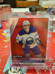 Jack Quinn [Red] #RJ-6 Hockey Cards 2022 Upper Deck Synergy Rookie Journey Away Prices