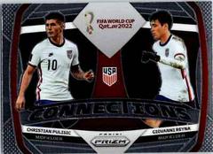 Christian Pulisic, Giovanni Reyna #11 Soccer Cards 2022 Panini Prizm World Cup Connections Prices