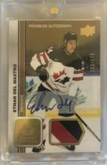 Ethan Del Mastro [Autograph Patch] #70 Hockey Cards 2023 Upper Deck Team Canada Juniors Prices