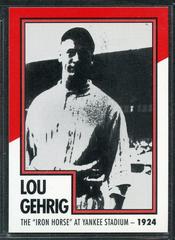 Lou Gehrig #9 Baseball Cards 1990 Crown Sports Jack Marcus Favorite Yankees Prices