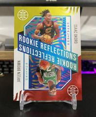 Jaylen Brown, Isaac Okoro [Asia Red Yellow] Basketball Cards 2020 Panini Illusions Rookie Reflections Prices