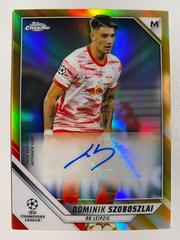 Dominik Szoboszlai [Gold Refractor] Soccer Cards 2021 Topps Chrome UEFA Champions League Autographs Prices