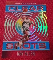 Ray Allen [Sapphire] #5 Basketball Cards 2020 Panini Illusions Clear Shots Prices