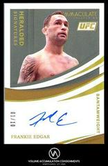 Frankie Edgar [Gold] Ufc Cards 2021 Panini Immaculate UFC Heralded Signatures Prices