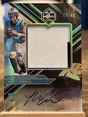 Matt Corral [Patch Autograph Gold] Football Cards 2022 Panini Limited Prices