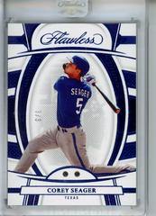 Corey Seager [Sapphire] #17 Baseball Cards 2022 Panini Flawless Prices